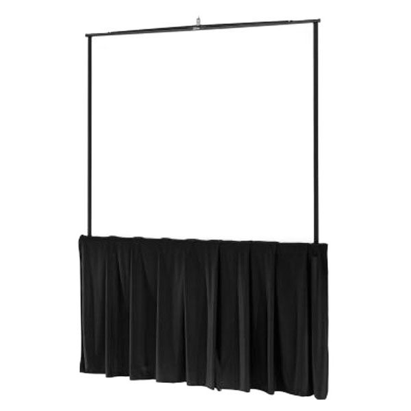 Projection screen skirt rental