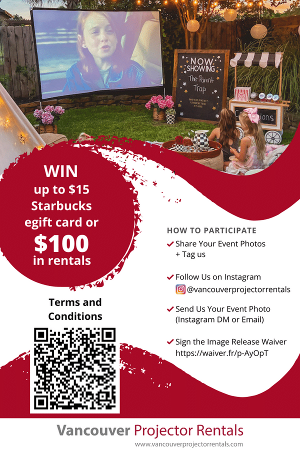 Join Vancouver Projector Rentals Instagram