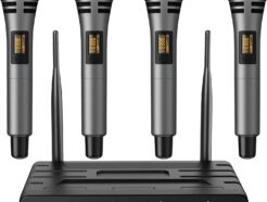 Set of 4 Wireless Microphones